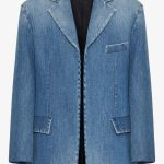 Vintage Blue Denim Blazer